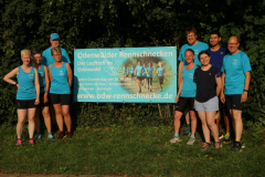 Einweihung des Werbebanners