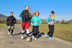 Trainingslauf am Main